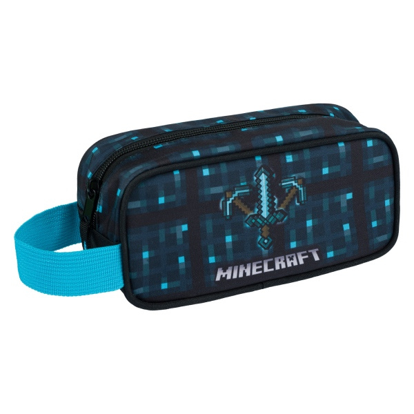 MINECRAFT penál Blue Axe and Sword Presco Group