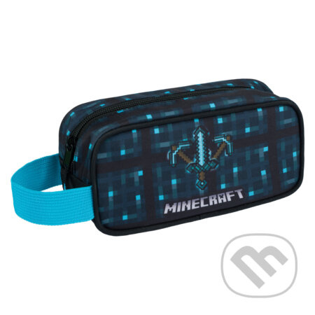 MINECRAFT penál Blue Axe and Sword Presco Group