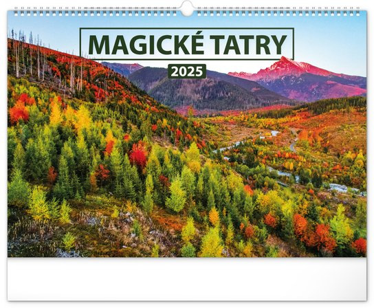 Magické Tatry 2025 - nástenný kalendár -  Autor Neuveden