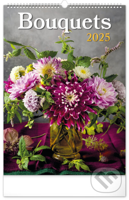 Nástěnný kalendář Bouquets /Kytice/ 2025
