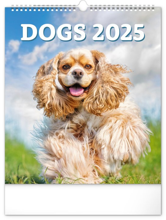 Nástěnný kalendář Psi 2025