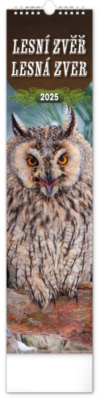 Nástěnný kalendář Lesní zvěř – Lesná zver 2025