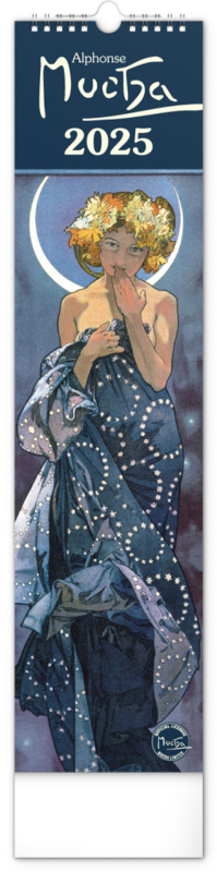 Nástěnný kalendář Alfons Mucha 2025