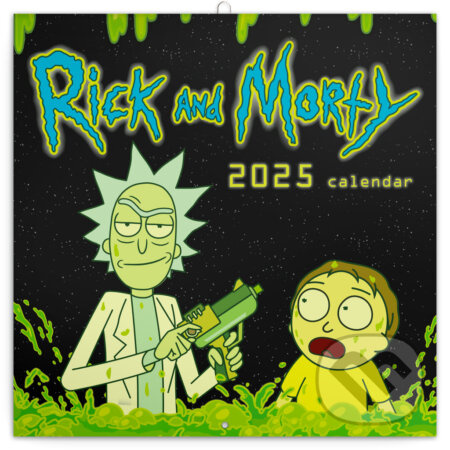 Poznámkový kalendář Rick a Morty 2025