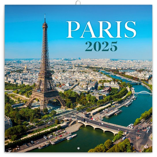 Poznámkový kalendář Paříž 2025