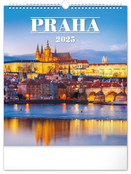 nástěnný Praha 30 × 34 cm 2025