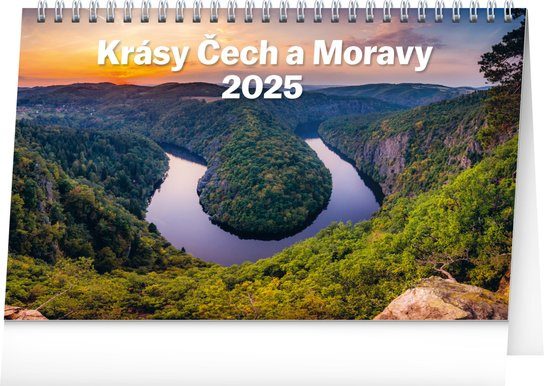 Stolní kalendář Krásy Čech a Moravy 2025