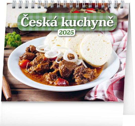 NOTIQUE Stolní kalendář Česká kuchyně 2025 (řádky)