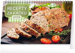 NOTIQUE Stolní Recepty za kačku 23,1 x 14,5 cm 2025
