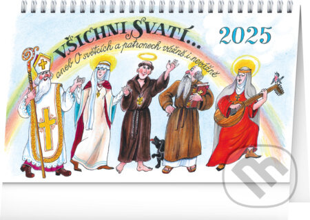 NOTIQUE Stolní kalendář Všichni svatí 2025 (řádky)