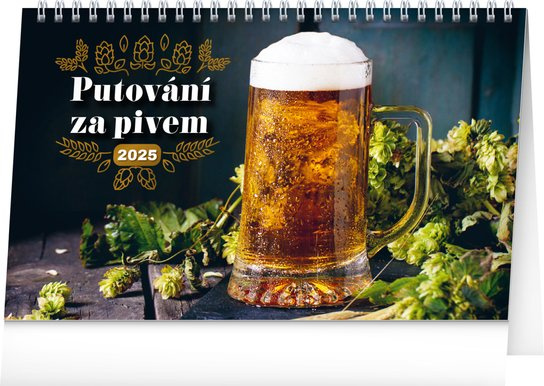 Stolní kalendář Putování za pivem 2025