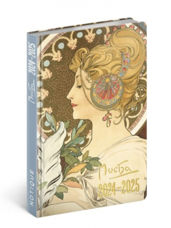 18 měsíční diář Petito – Alfons Mucha 2024/2025