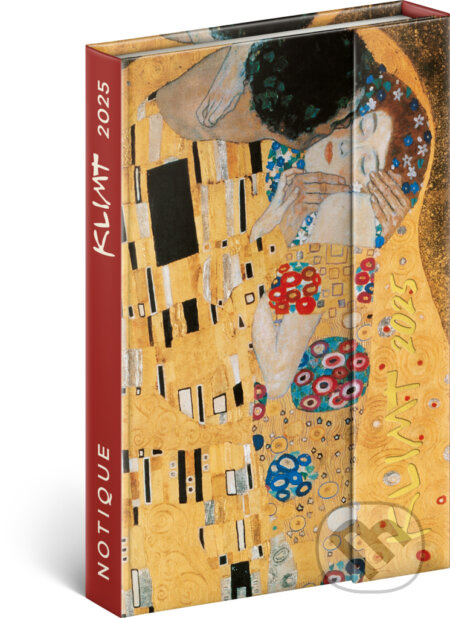 NOTIQUE Týždenný magnetický diár Gustav Klimt 2025