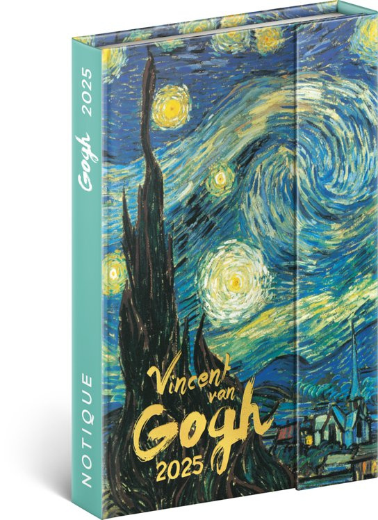 Týdenní magnetický diář Vincent van Gogh 2025 -  Autor Neuveden