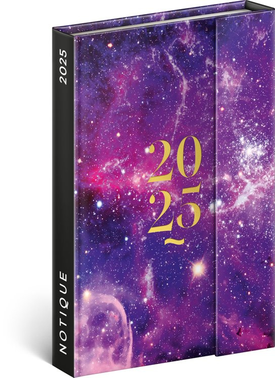 Týdenní magnetický diář Galaxie 2025 -  Autor Neuveden