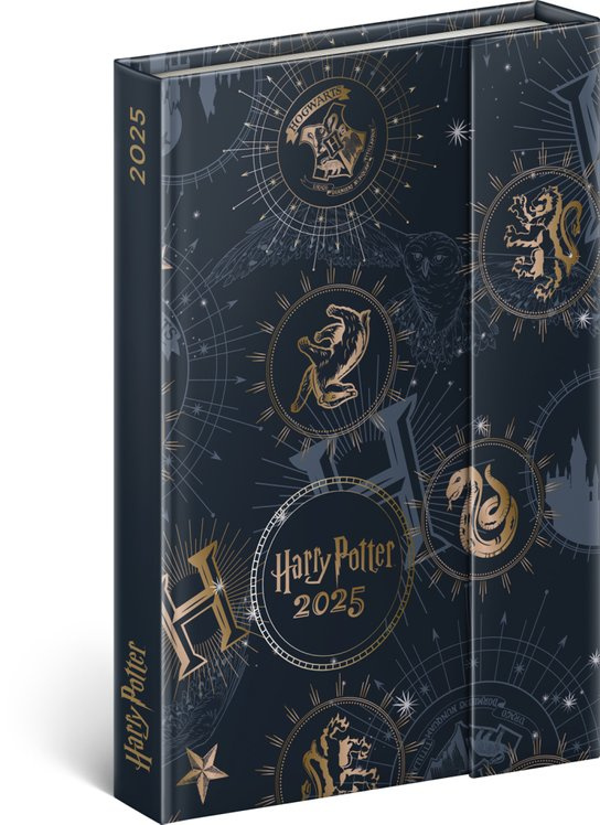 NOTIQUE Týždenný magnetický diár Harry Potter 2025