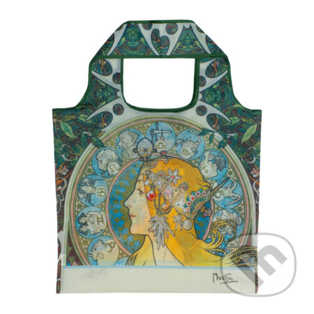 Skladacia nákupná taška Alfons Mucha – Zodiak
