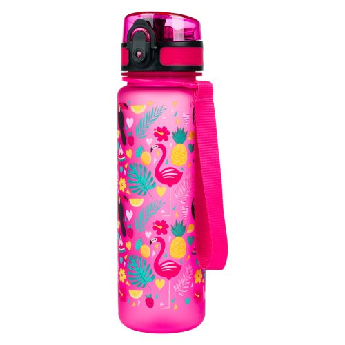 Baagl Tritanová láhev na pití Plameňáci 500 ml