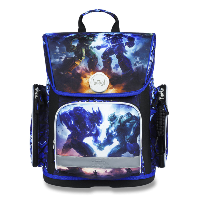 BAAGL Školní aktovka Ergo Roboti