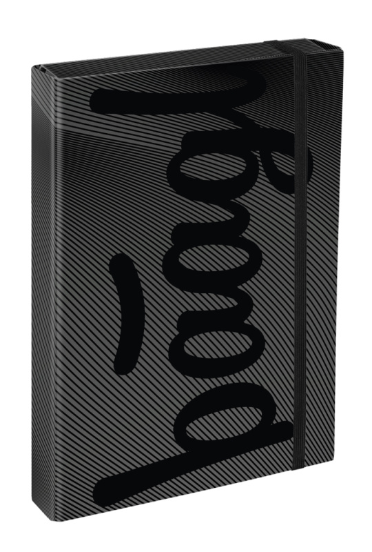 Baagl Jumbo Darkness A4 tmavě šedá