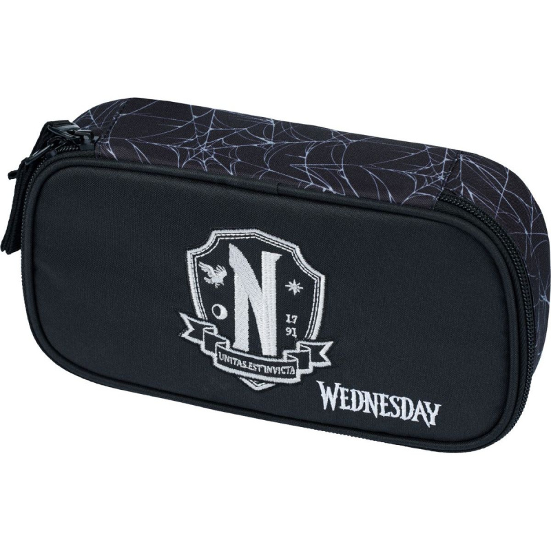 BAAGL Školní penál etue Wednesday Nevermore