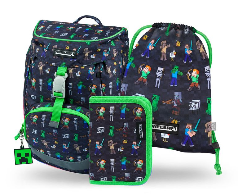 Baagl školní set Airy Minecraft