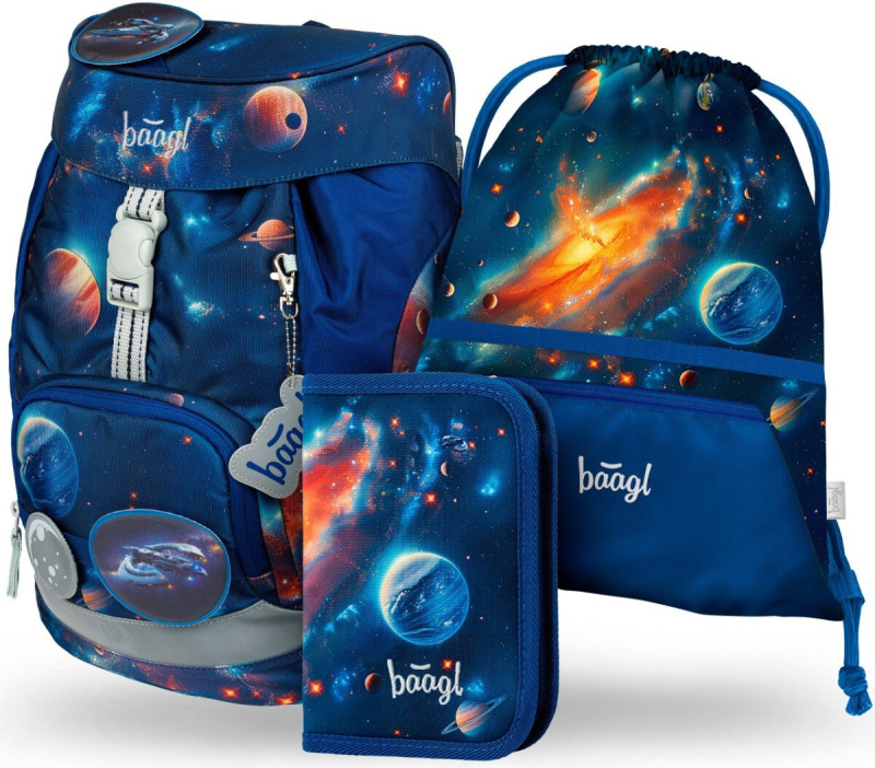 Set AIRY vesmír: batoh, penál, sáček