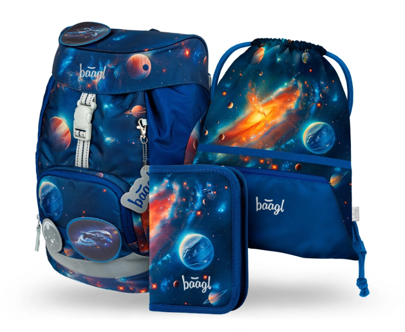 Set AIRY vesmír: batoh, penál, sáček