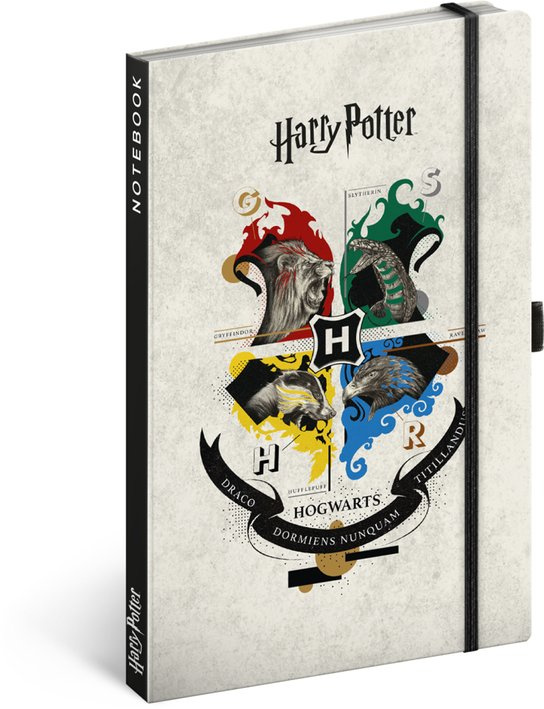 NOTIQUE Notes Harry Potter, linkovaný, 13 x 21 cm