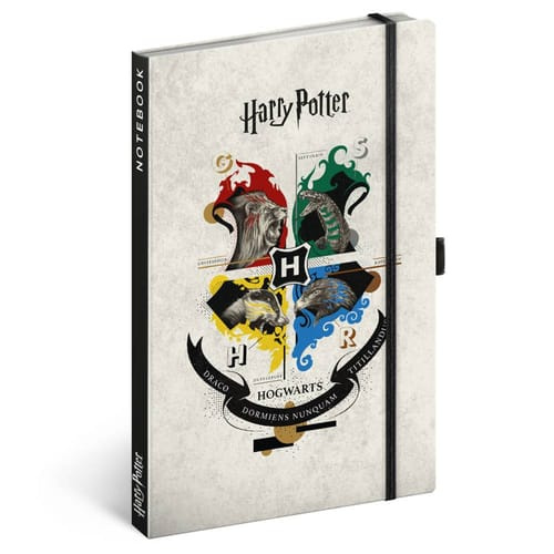 NOTIQUE Notes Harry Potter, linkovaný, 13 x 21 cm