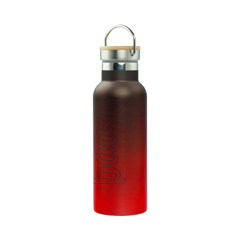 BAAGL Termoláhev s bambusovým víčkem Gradient červeno-černá, 500 ml Presco Group