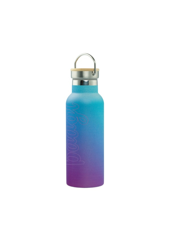 BAAGL Termoláhev s bambusovým víčkem Gradient modro-fialová, 500 ml Presco Group