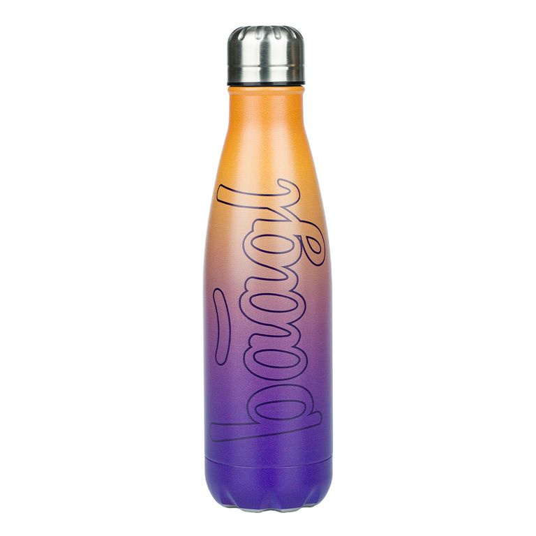 BAAGL Termoláhev s kovovým víčkem Gradient žluto-fialová, 500 ml Presco Group