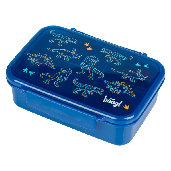 BAAGL Box na svačinu s přihrádkami Dino Presco Group