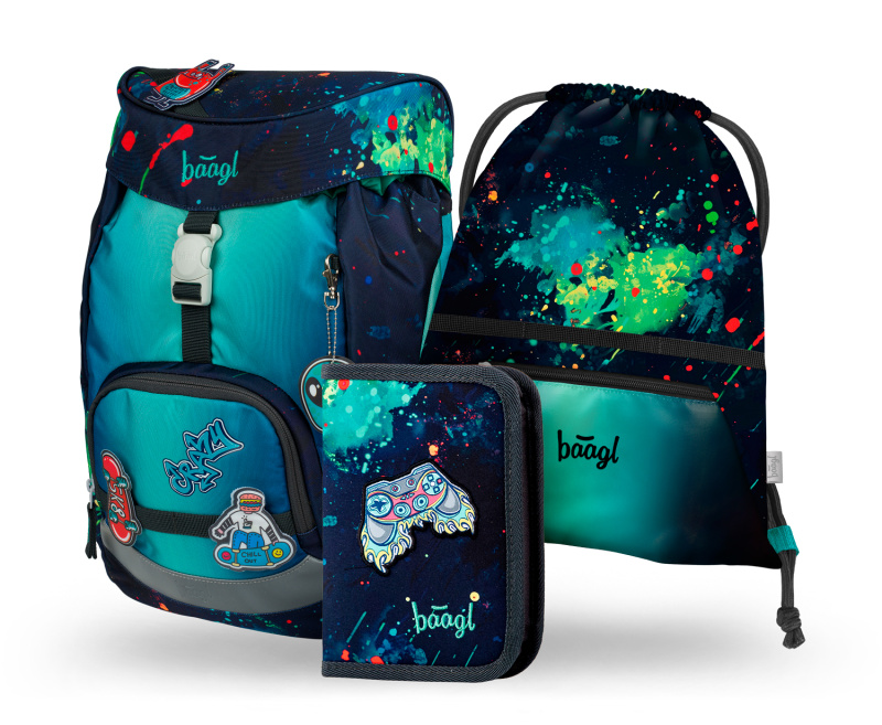 Baagl set školní Airy Chill