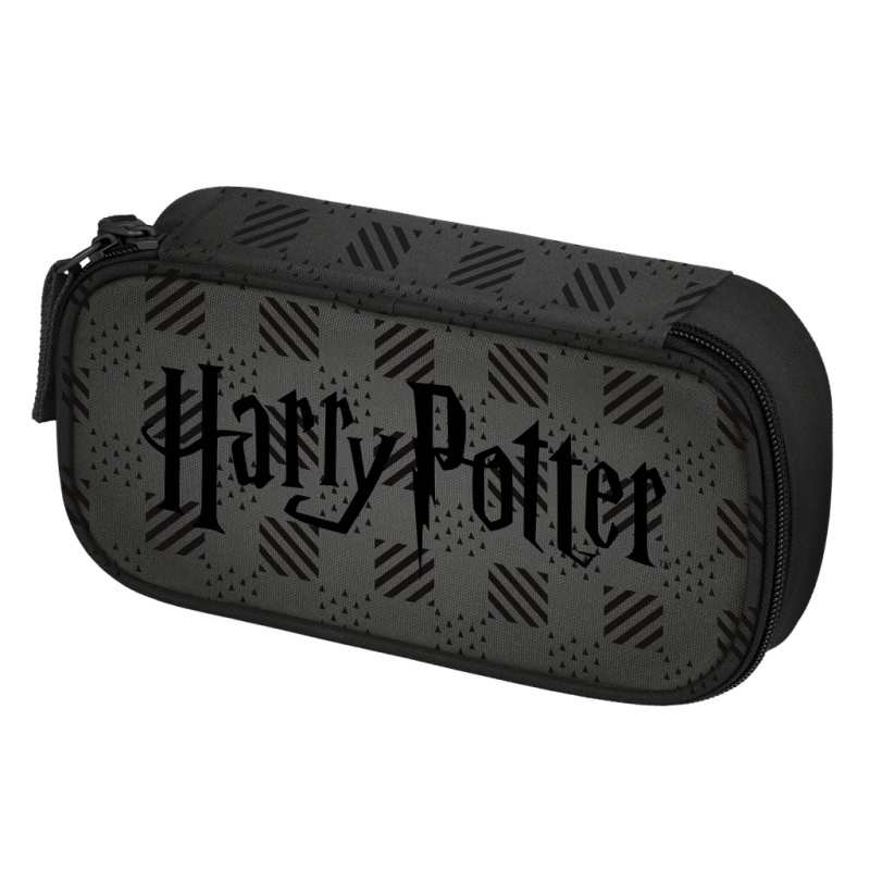 Školní penál etue Harry Potter Bradavice černý