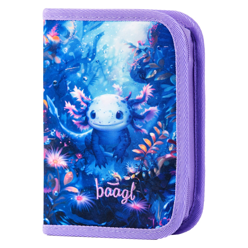 Školský peračník jednoposchodový Baagl Axolotl