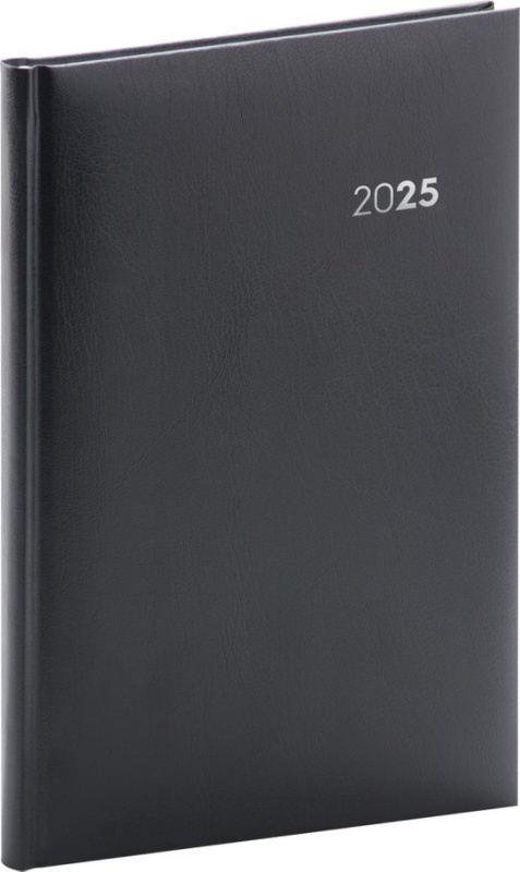 Týdenní diář Balacron 2025, černý