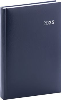 NOTIQUE Denní diář Balacron 2025, tmavě modrý, 13 x 18 cm