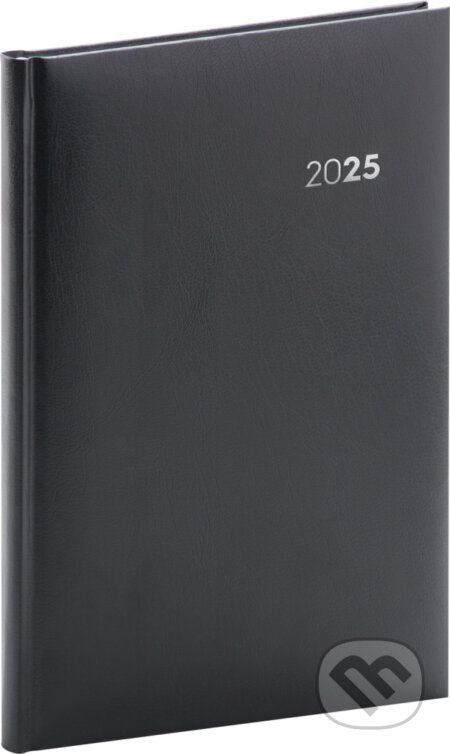 Týdenní diář Balacron 2025, černý