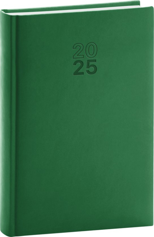 Denní diář Aprint 2025, zelený