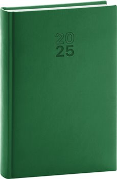 Denní diář Aprint 2025, zelený