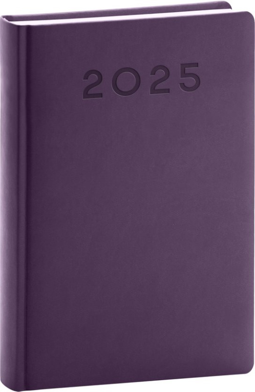 Denní diář Aprint Neo 2025, fialový