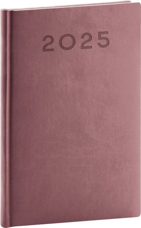 Týdenní diář Aprint Neo 2025, růžový