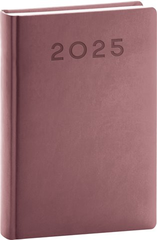 Denní diář Aprint Neo 2025, růžový