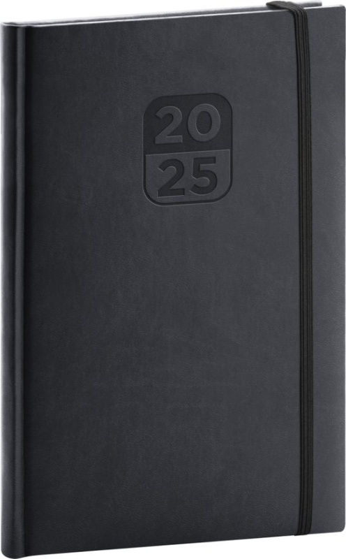 Týdenní diář Aprint Top 2025, černý