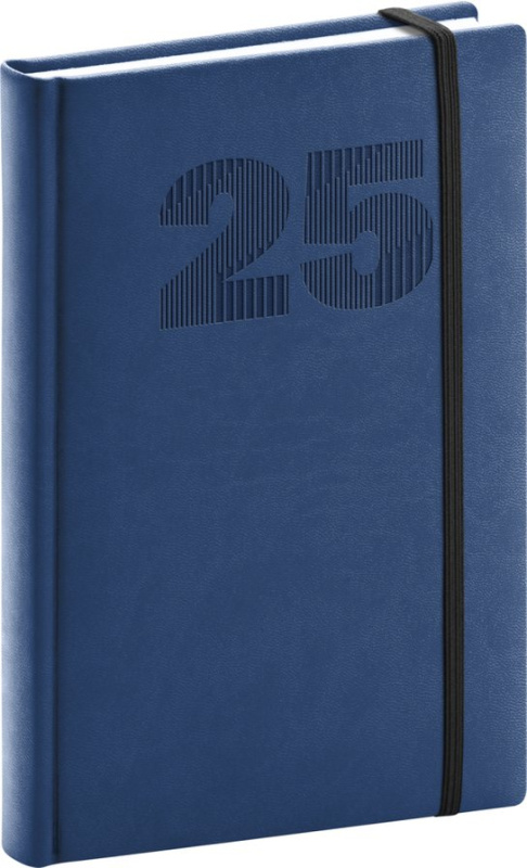 Denní diář Vivella Top 2025, modrý