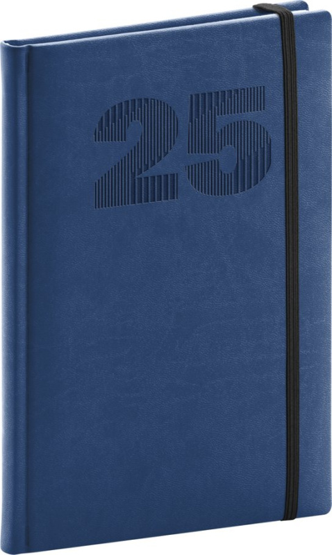 Týdenní diář Vivella Top 2025, modrý