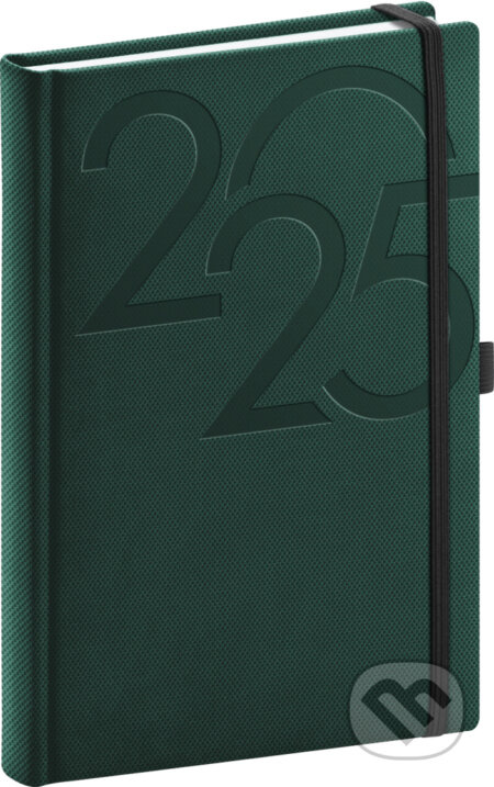 Denní diář Ajax 2025, zelený