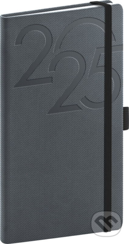 Kapesní diář Ajax 2025, černý